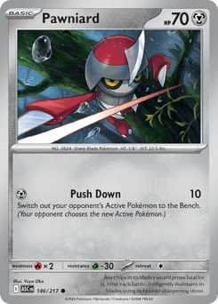 Pawniard #146 Pawniard - Ascended Heroes - #146 - Pokemon TCG card