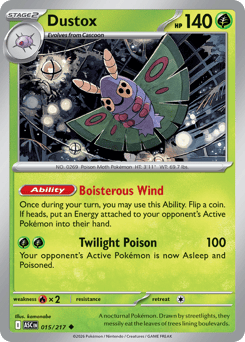 Dustox #15 Dustox - Ascended Heroes - #15 - Pokemon TCG card
