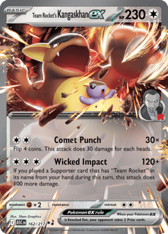 Team Rocket's Kangaskhan ex #162 Team Rocket's Kangaskhan ex - Ascended Heroes - #162 - Pokemon TCG card