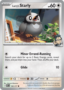Larry's Starly - Ascended Heroes - #168 - Pokemon TCG card