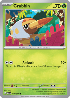 Grubbin #17 Grubbin - Ascended Heroes - #17 - Pokemon TCG card