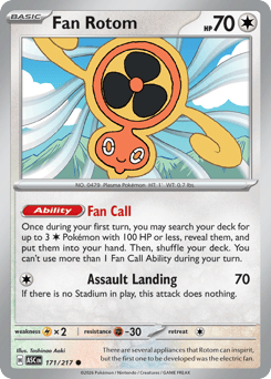 Fan Rotom #171 Fan Rotom - Ascended Heroes - #171 - Pokemon TCG card