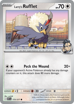 Larry's Rufflet #173 Larry's Rufflet - Ascended Heroes - #173 - Pokemon TCG card