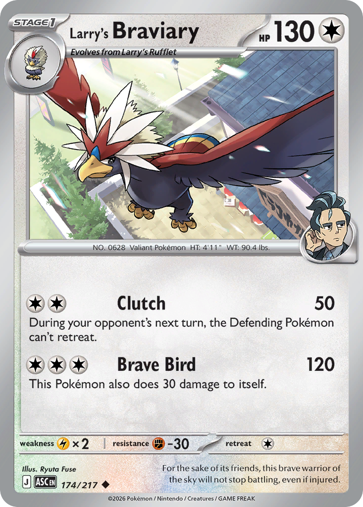 Larry's Braviary - Ascended Heroes - #174 - Pokemon TCG card