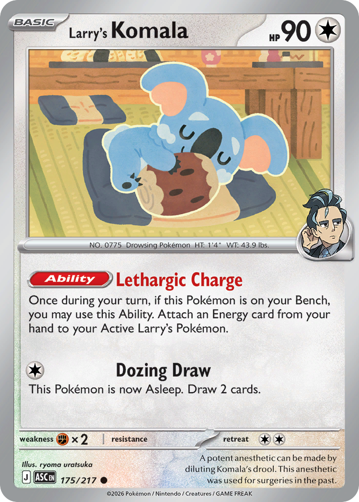 Larry's Komala - Ascended Heroes - #175 - Pokemon TCG card