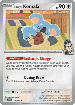 Larry's Komala - Ascended Heroes - #175 - Pokemon TCG card