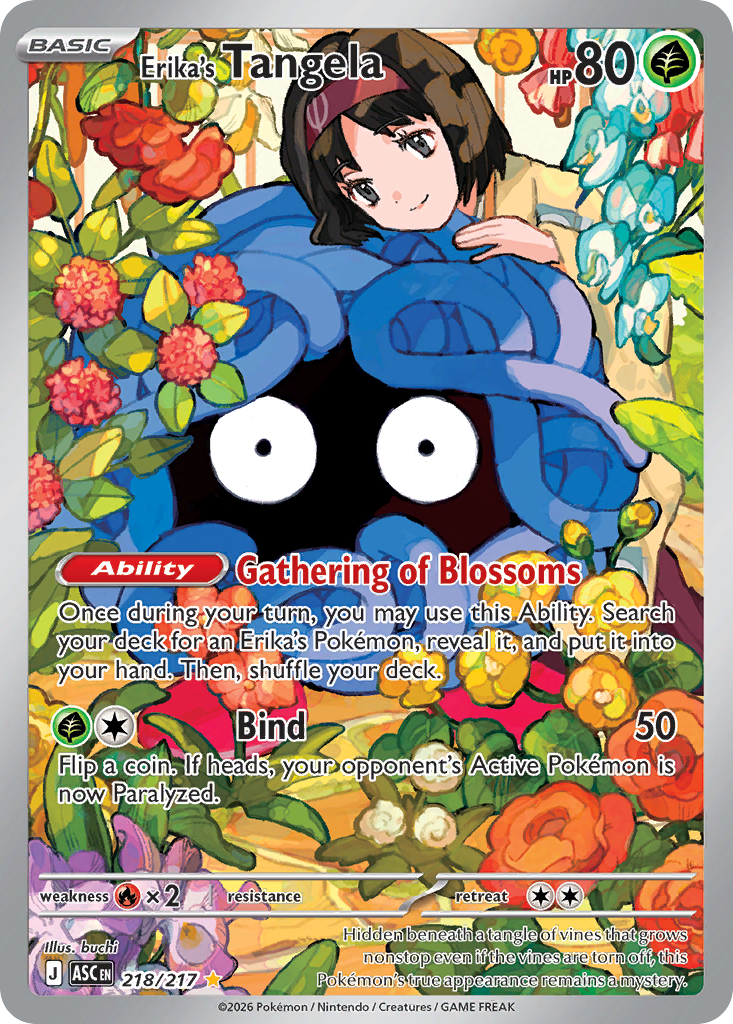 Erika's Tangela - Ascended Heroes - #218 - Pokemon TCG card