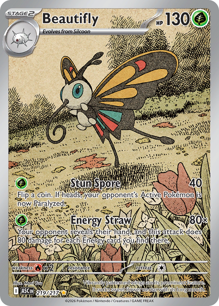 Beautifly - Ascended Heroes - #219 - Pokemon TCG card