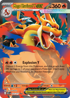 Mega Charizard Y ex #22 Mega Charizard Y ex - Ascended Heroes - #22 - Pokemon TCG card