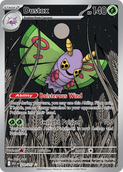 Dustox #220 Dustox - Ascended Heroes - #220 - Pokemon TCG card