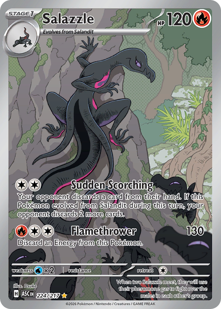 Salazzle - Ascended Heroes - #224 - Pokemon TCG card