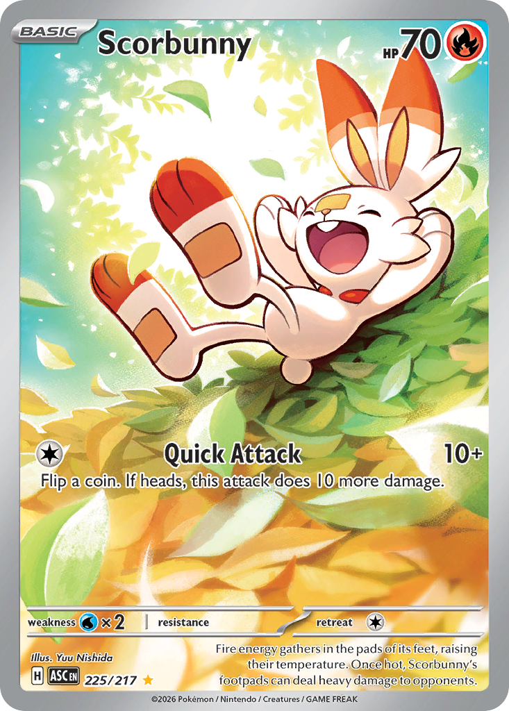 Scorbunny - Ascended Heroes - #225 - Pokemon TCG card
