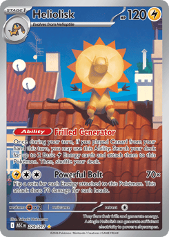 Heliolisk #229 Heliolisk - Ascended Heroes - #229 - Pokemon TCG card