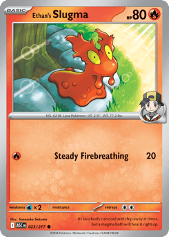 Ethan's Slugma - Ascended Heroes - #23 - Pokemon TCG card