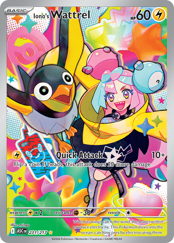 Iono's Wattrel - Ascended Heroes - #231 - Pokemon TCG card