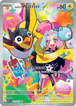 Iono's Wattrel #231 Iono's Wattrel - Ascended Heroes - #231 - Pokemon TCG card