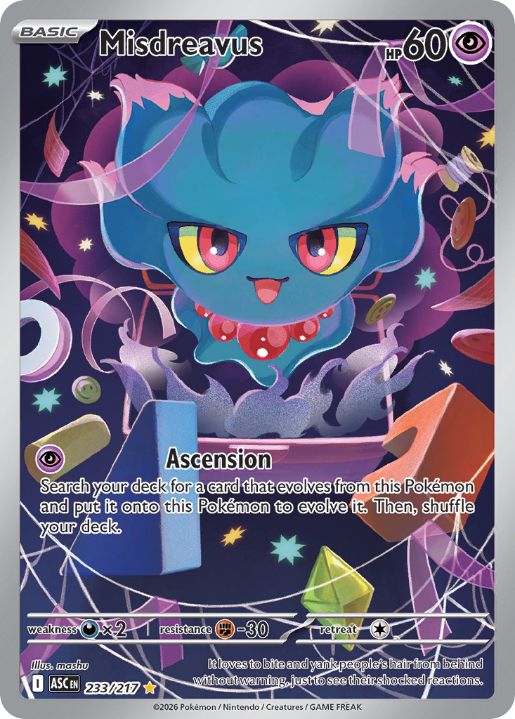 Misdreavus - Ascended Heroes - #233 - Pokemon TCG card