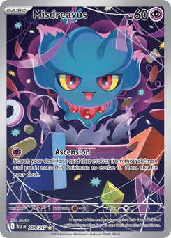 Misdreavus #233 Misdreavus - Ascended Heroes - #233 - Pokemon TCG card