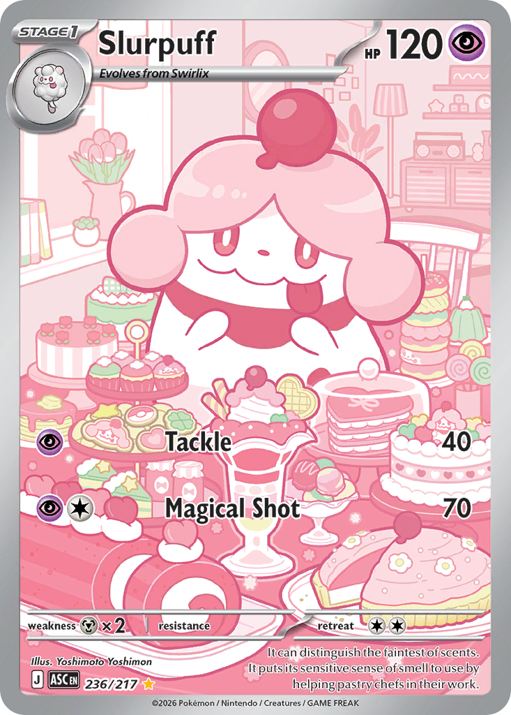 Slurpuff - Ascended Heroes - #236 - Pokemon TCG card