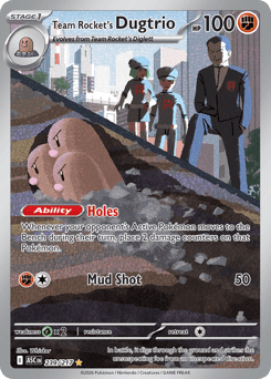 Team Rocket's Dugtrio - Ascended Heroes - #239 - Pokemon TCG card