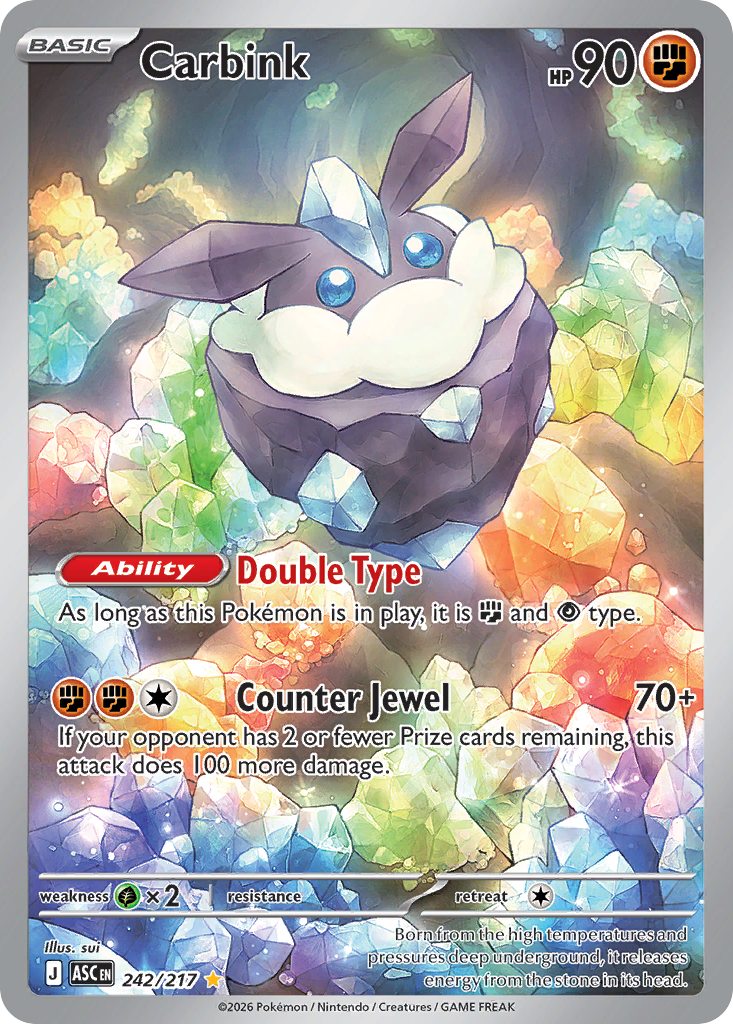 Carbink - Ascended Heroes - #242 - Pokemon TCG card