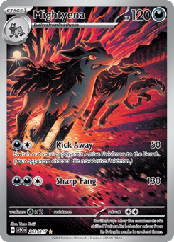 Mightyena #243 Mightyena - Ascended Heroes - #243 - Pokemon TCG card