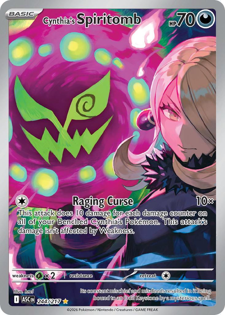 Cynthia's Spiritomb - Ascended Heroes - #244 - Pokemon TCG card