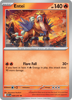 Entei #25 Entei - Ascended Heroes - #25 - Pokemon TCG card