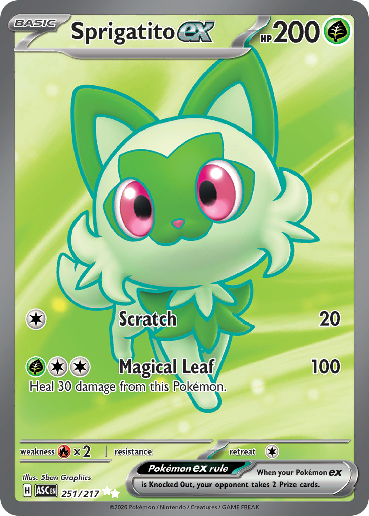 Sprigatito ex - Ascended Heroes - #251 - Pokemon TCG card