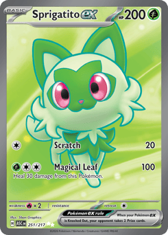 Sprigatito ex #251 Sprigatito ex - Ascended Heroes - #251 - Pokemon TCG card