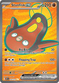 Stunfisk ex #252 Stunfisk ex - Ascended Heroes - #252 - Pokemon TCG card