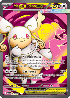 Mega Audino ex #253 Mega Audino ex - Ascended Heroes - #253 - Pokemon TCG card
