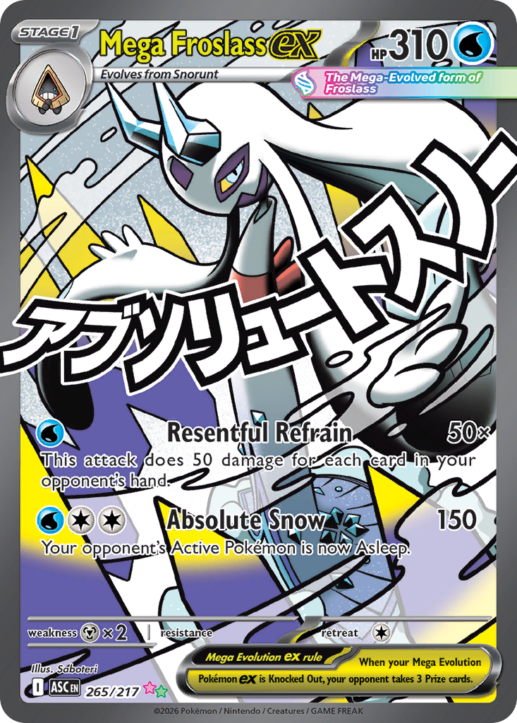 Mega Froslass ex - Ascended Heroes - #265 - Pokemon TCG card