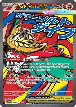 Mega Hawlucha ex #268 Mega Hawlucha ex - Ascended Heroes - #268 - Pokemon TCG card