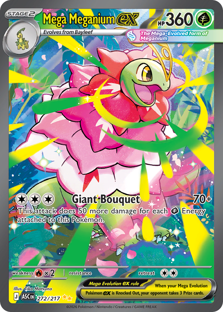 Mega Meganium ex - Ascended Heroes - #272 - Pokemon TCG card