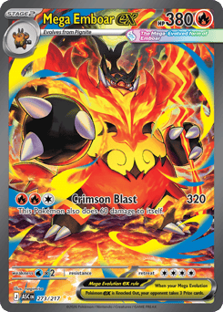 Mega Emboar ex - Ascended Heroes - #273 - Pokemon TCG card