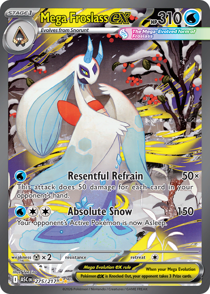 Mega Froslass ex - Ascended Heroes - #275 - Pokemon TCG card