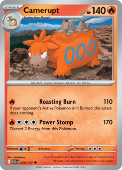 Camerupt - Ascended Heroes - #28 - Pokemon TCG card