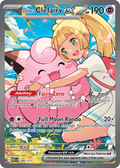 Lillie's Clefairy ex - Ascended Heroes - #280 - Pokemon TCG card