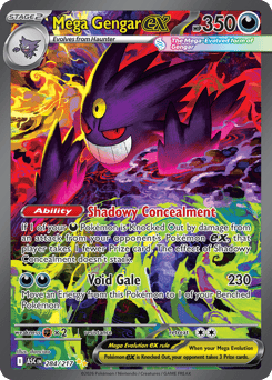 Mega Gengar ex #284 Mega Gengar ex - Ascended Heroes - #284 - Pokemon TCG card