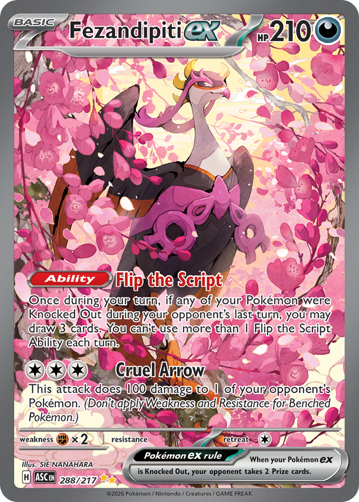 Fezandipiti ex - Ascended Heroes - #288 - Pokemon TCG card