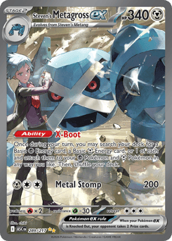 Steven's Metagross ex - Ascended Heroes - #289 - Pokemon TCG card