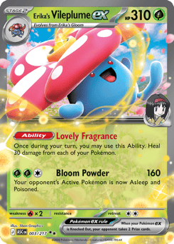 Erika's Vileplume ex #3 Erika's Vileplume ex - Ascended Heroes - #3 - Pokemon TCG card