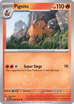 Pignite - Ascended Heroes - #30 - Pokemon TCG card