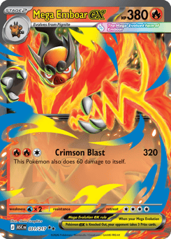 Mega Emboar ex - Ascended Heroes - #31 - Pokemon TCG card
