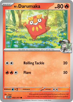 N's Darumaka #32 N's Darumaka - Ascended Heroes - #32 - Pokemon TCG card