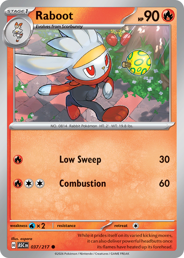 Raboot - Ascended Heroes - #37 - Pokemon TCG card