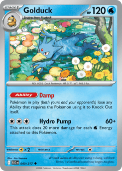 Golduck #40 Golduck - Ascended Heroes - #40 - Pokemon TCG card