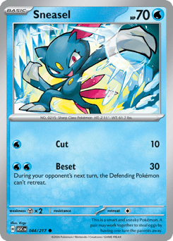 Sneasel #44 Sneasel - Ascended Heroes - #44 - Pokemon TCG card