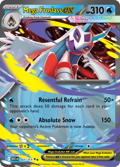 Mega Froslass ex #47 Mega Froslass ex - Ascended Heroes - #47 - Pokemon TCG card